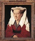 Jan van Eyck Portrait of Margareta van Eyck painting